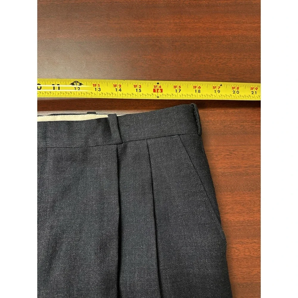 Club International Pure Virgin Wool‎ Slacks Mens Size 36x30 Dress Pants FLAWS